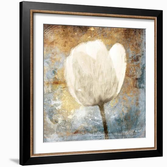 Golden White Blues Mate-Jace Grey-Framed Art Print