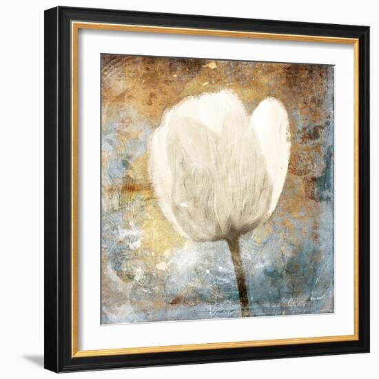 Golden White Blues Mate-Jace Grey-Framed Art Print