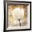 Golden White Greige Mate-Jace Grey-Framed Art Print