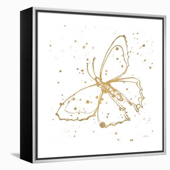 Golden Wings II-Shirley Novak-Framed Stretched Canvas