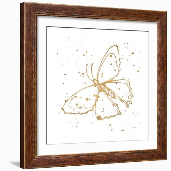 Golden Wings II-Shirley Novak-Framed Art Print