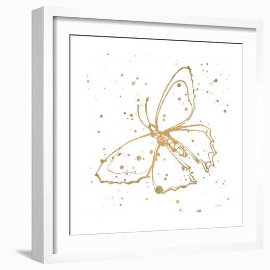 Golden Wings II-Shirley Novak-Framed Art Print