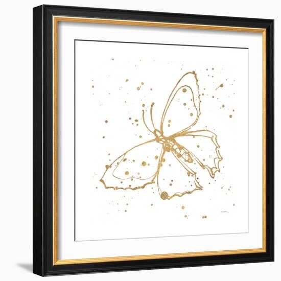 Golden Wings II-Shirley Novak-Framed Art Print