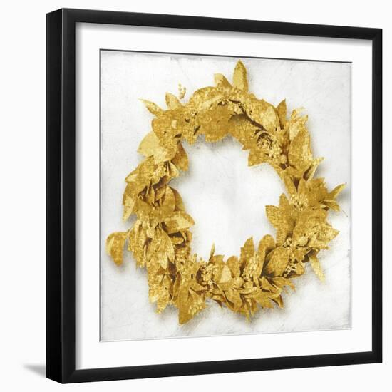 Golden Wreath I-Kate Bennett-Framed Premium Giclee Print