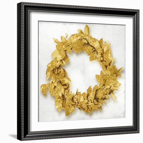 Golden Wreath I-Kate Bennett-Framed Premium Giclee Print