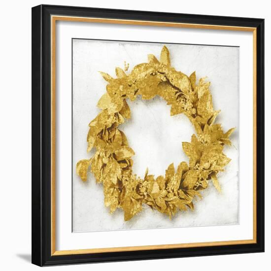 Golden Wreath I-Kate Bennett-Framed Premium Giclee Print