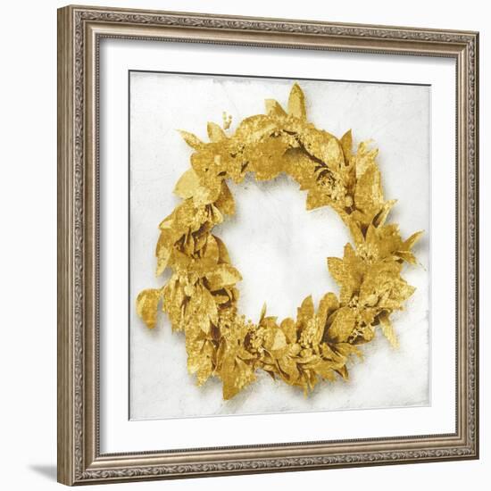 Golden Wreath I-Kate Bennett-Framed Art Print