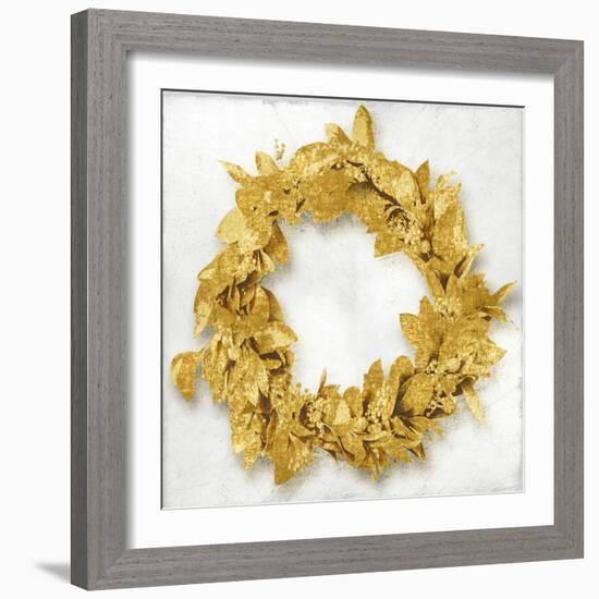 Golden Wreath I-Kate Bennett-Framed Art Print