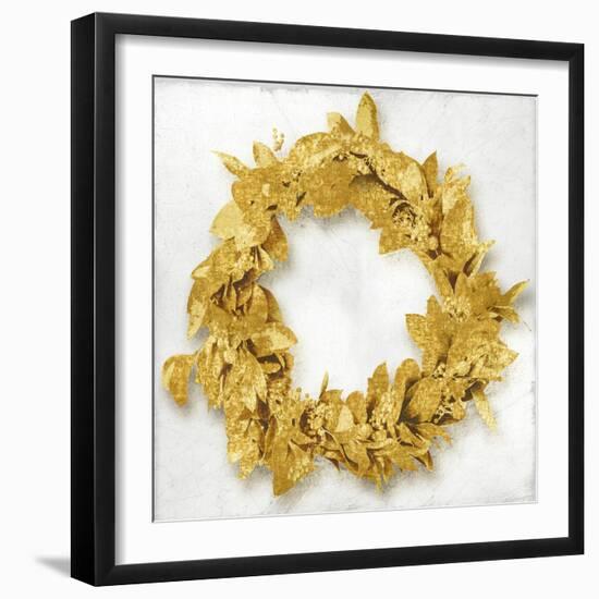 Golden Wreath I-Kate Bennett-Framed Art Print