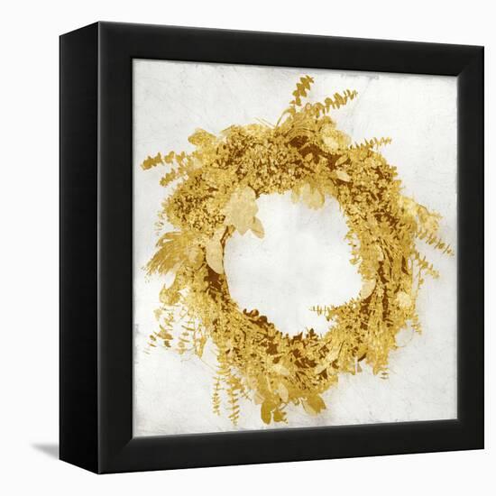 Golden Wreath II-Kate Bennett-Framed Stretched Canvas