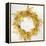 Golden Wreath II-Kate Bennett-Framed Stretched Canvas