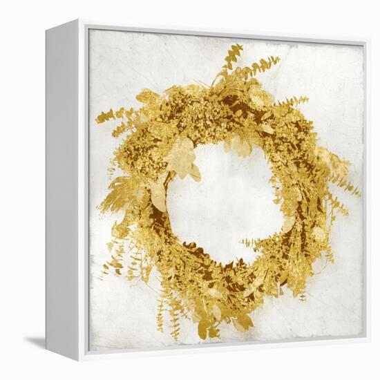 Golden Wreath II-Kate Bennett-Framed Stretched Canvas