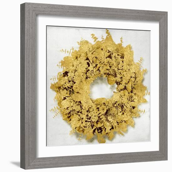 Golden Wreath III-Kate Bennett-Framed Art Print