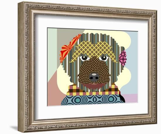 Goldendoodle-Lanre Adefioye-Framed Giclee Print