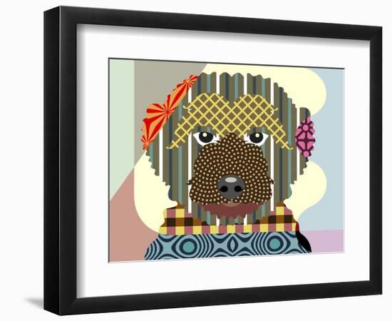 Goldendoodle-Lanre Adefioye-Framed Giclee Print