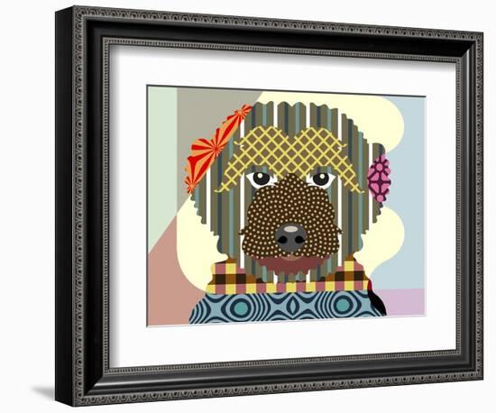 Goldendoodle-Lanre Adefioye-Framed Giclee Print