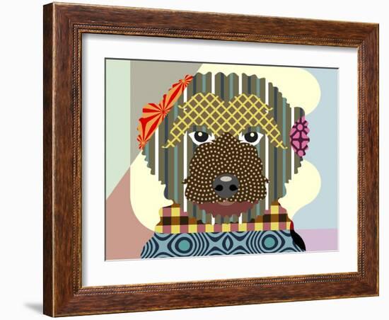 Goldendoodle-Lanre Adefioye-Framed Giclee Print