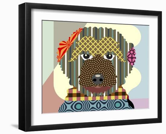 Goldendoodle-Lanre Adefioye-Framed Giclee Print