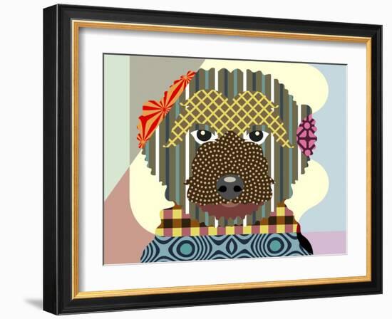 Goldendoodle-Lanre Adefioye-Framed Giclee Print