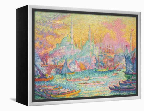 Goldenes Horn, Konstantinopel. La Corne d'Or, Constantinople. 1907-Paul Signac-Framed Premier Image Canvas