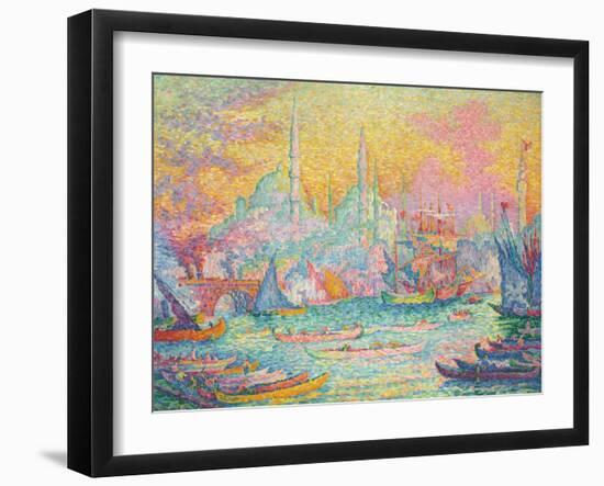 Goldenes Horn, Konstantinopel. La Corne d'Or, Constantinople. 1907-Paul Signac-Framed Giclee Print