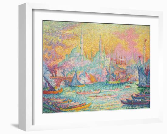 Goldenes Horn, Konstantinopel. La Corne d'Or, Constantinople. 1907-Paul Signac-Framed Giclee Print