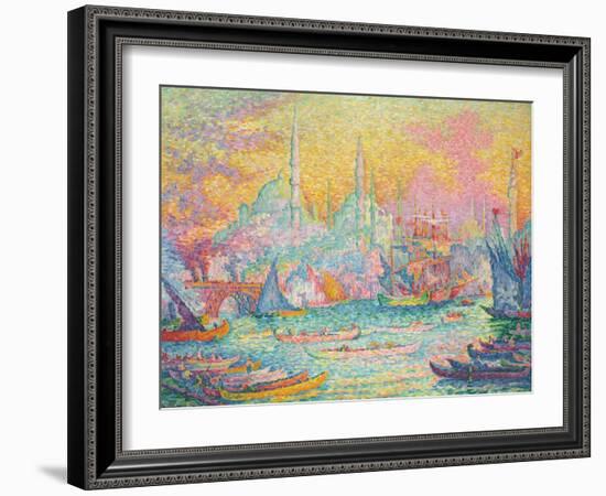 Goldenes Horn, Konstantinopel. La Corne d'Or, Constantinople. 1907-Paul Signac-Framed Giclee Print