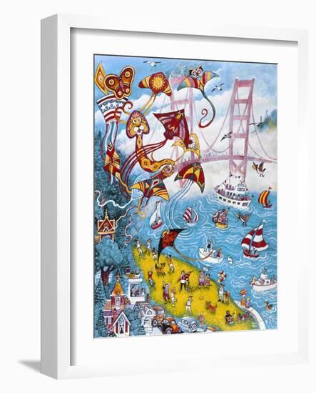 Goldengate Kites-Bill Bell-Framed Giclee Print