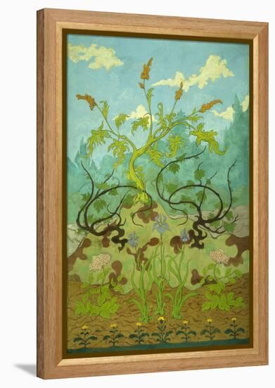 Goldenrod and Mauve Irises; Jaunes Et Iris Mauves, 1899-Paul Ranson-Framed Premier Image Canvas