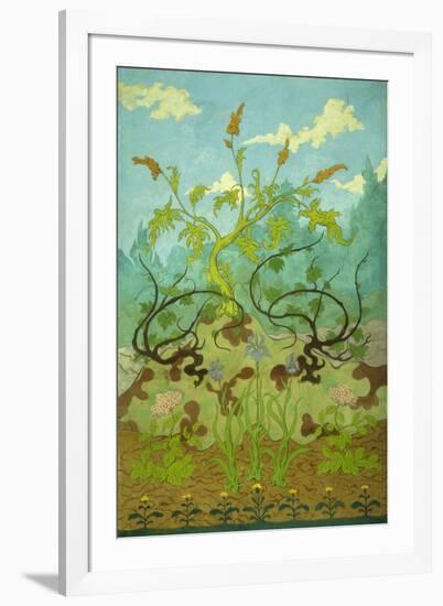 Goldenrod and Mauve Irises; Jaunes Et Iris Mauves, 1899-Paul Ranson-Framed Giclee Print