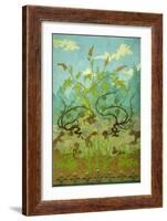 Goldenrod and Mauve Irises; Jaunes Et Iris Mauves, 1899-Paul Ranson-Framed Giclee Print