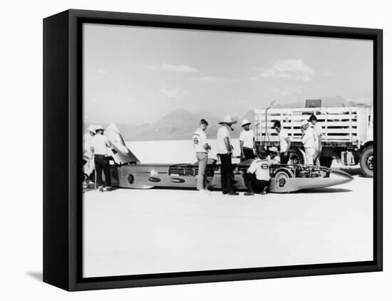 Goldenrod' Land Speed Record Car, Bonneville Salt Flats, Utah, USA, 1965-null-Framed Premier Image Canvas