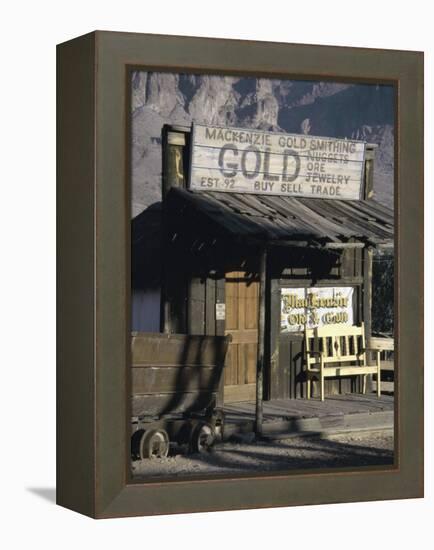 Goldfield Ghost Town, Apache Junction, Arizona, USA-null-Framed Premier Image Canvas