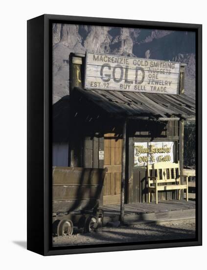 Goldfield Ghost Town, Apache Junction, Arizona, USA-null-Framed Premier Image Canvas