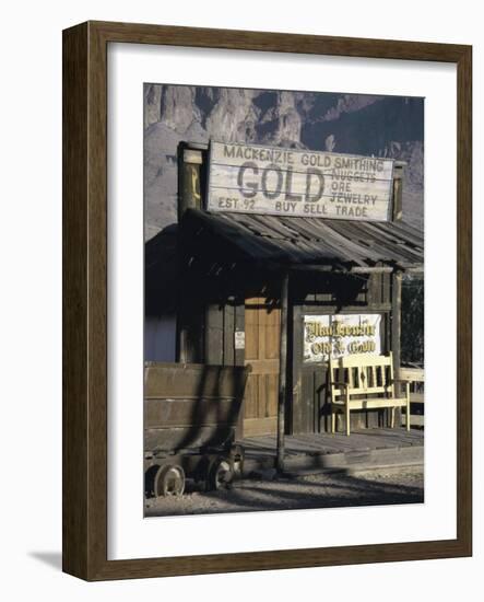 Goldfield Ghost Town, Apache Junction, Arizona, USA-null-Framed Photographic Print