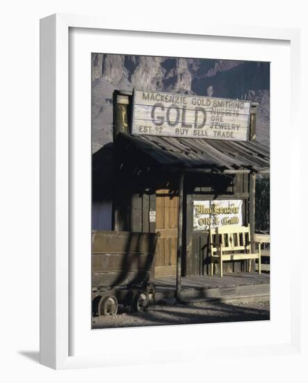 Goldfield Ghost Town, Apache Junction, Arizona, USA-null-Framed Photographic Print