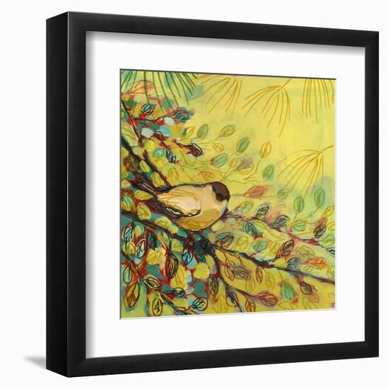 Goldfinch Resting-Jennifer Lommers-Framed Art Print