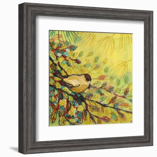 Goldfinch Resting-Jennifer Lommers-Framed Art Print