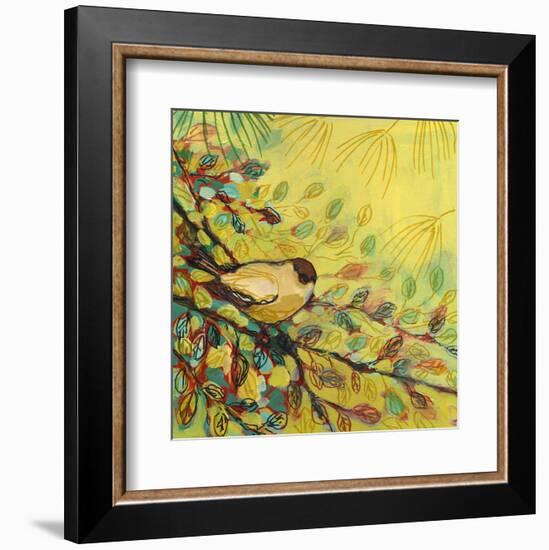 Goldfinch Resting-Jennifer Lommers-Framed Art Print