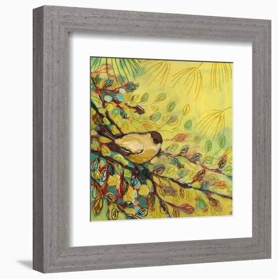 Goldfinch Resting-Jennifer Lommers-Framed Art Print