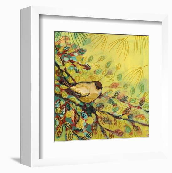 Goldfinch Resting-Jennifer Lommers-Framed Art Print