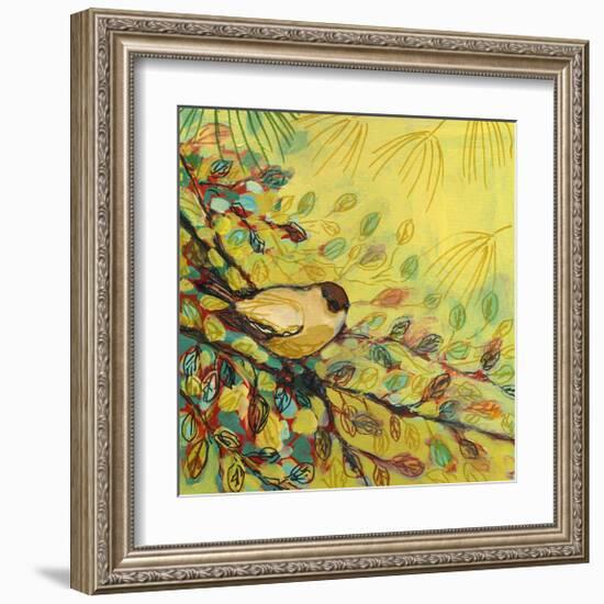 Goldfinch Resting-Jennifer Lommers-Framed Giclee Print