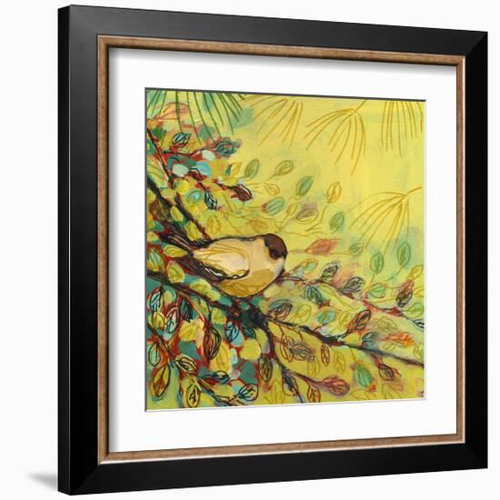 Goldfinch Resting-Jennifer Lommers-Framed Giclee Print