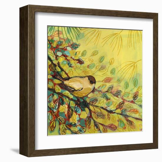 Goldfinch Resting-Jennifer Lommers-Framed Giclee Print