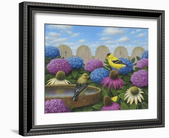 Goldfinches-Robert Wavra-Framed Giclee Print