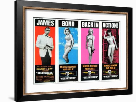 Goldfinger, 1964-null-Framed Art Print