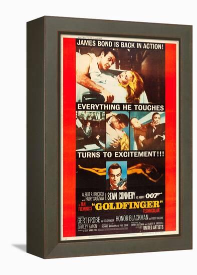 Goldfinger-null-Framed Stretched Canvas