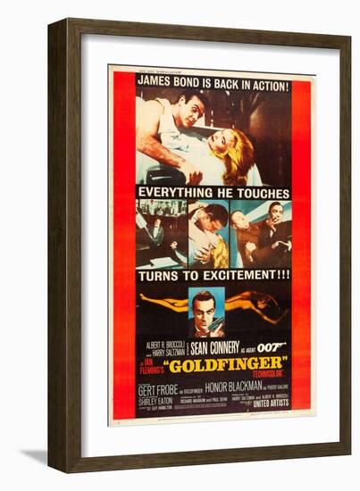 Goldfinger--Framed Art Print