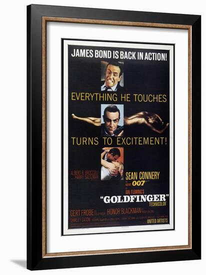 Goldfinger--Framed Art Print