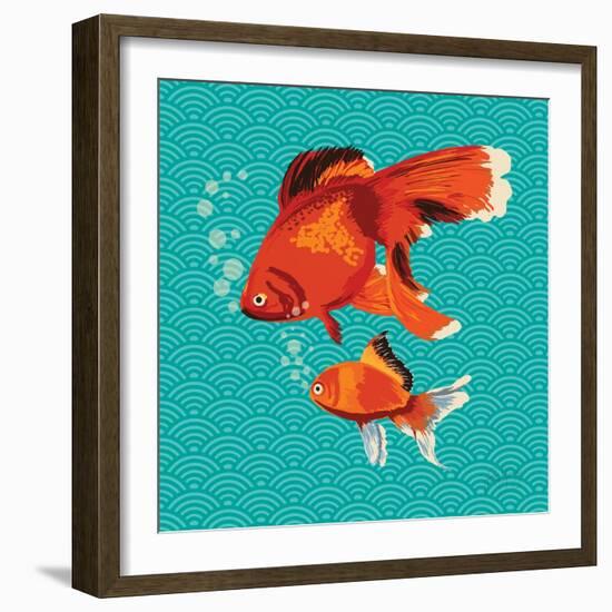 Goldfish I-Patty Young-Framed Art Print